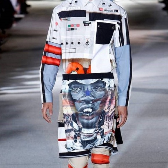 Givenchy Ricardo Tisci Tribal Robot Scarf, SS 2014 - Picture 4 of 8